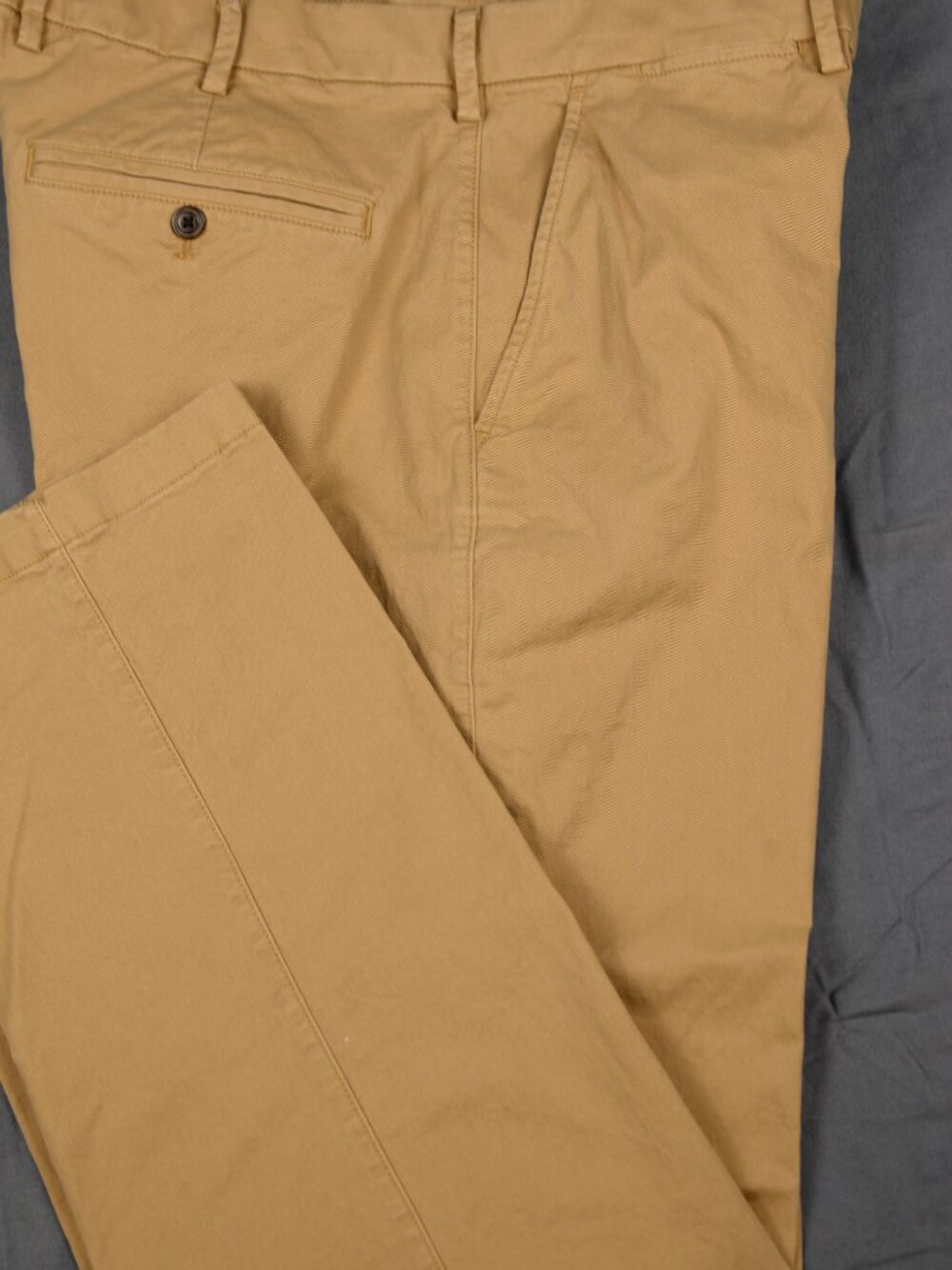 GAP Original Essential Khaki Straight Leg Trousers Deerfield Tan 36x32